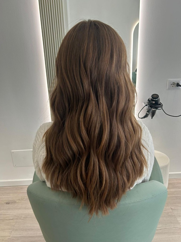 Balayage caramello a onde soft